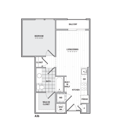 Floor Plan Image of Apartment Apt 548